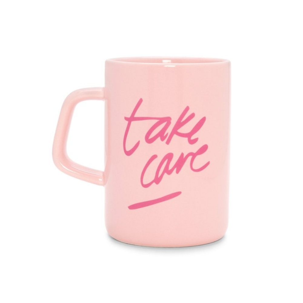 ban.do • Take Care Big Ceramic Mug
